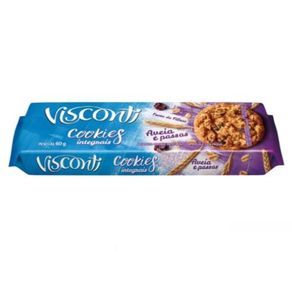 Cookies Aveia e Passas Visconti 60g