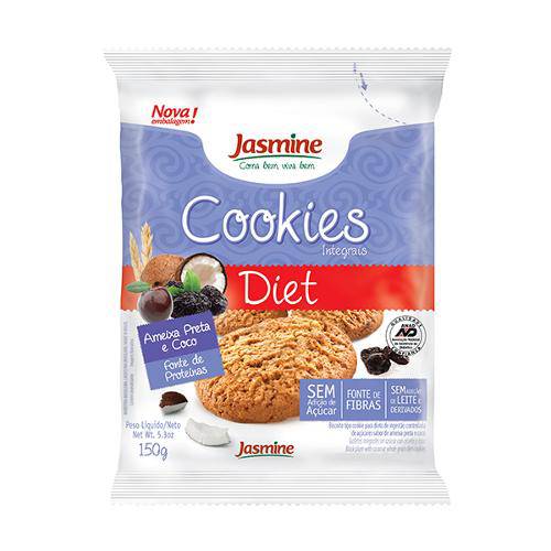 Cookies Diet Sem Lactose Ameixa e Coco Jasmine