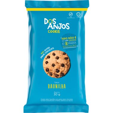 Cookies dos Anjos Sabor Baunilha com Gotas de Chocolate 30g