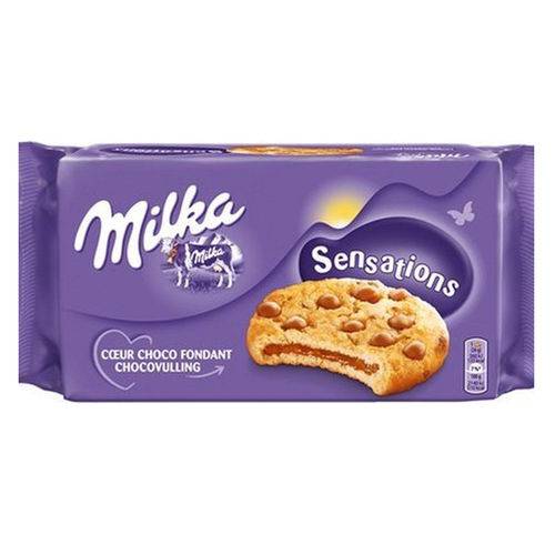 Cookies Gotas Recheado Sensations 156g - Milka