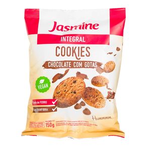 Cookies Integrais de Chocolate com Gotas Jasmine 150g