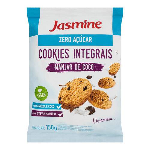 Cookies Integrais Jasmine Diet Ameixa e Coco Pacote 150 G