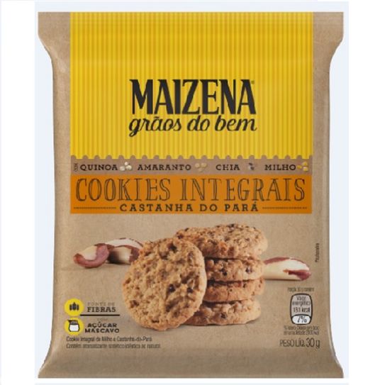 Cookies Integrais Maizena Castanha do Pará 30g