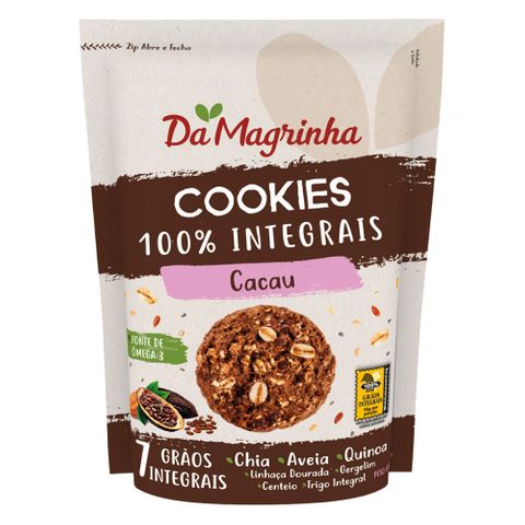 Cookies Integral 7 Grãos Cacau 150g - da Magrinha