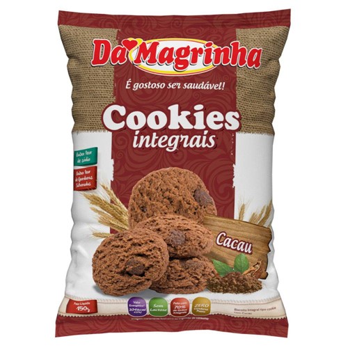 Cookies Integral Cacau 150g - da Magrinha