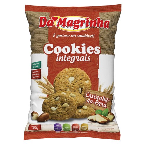 Cookies Integral Castanha do Pará 150g - da Magrinha