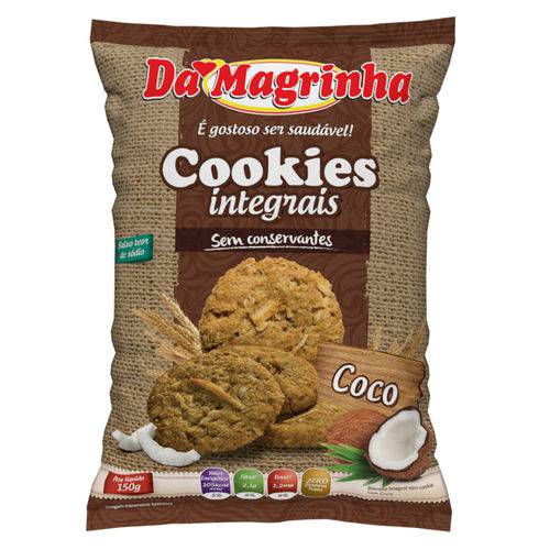 Cookies Integral Coco 150g - da Magrinha