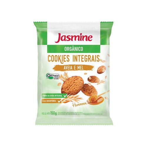 Cookies Integral de Aveia com Mel Jasmine Orgânico 150gr