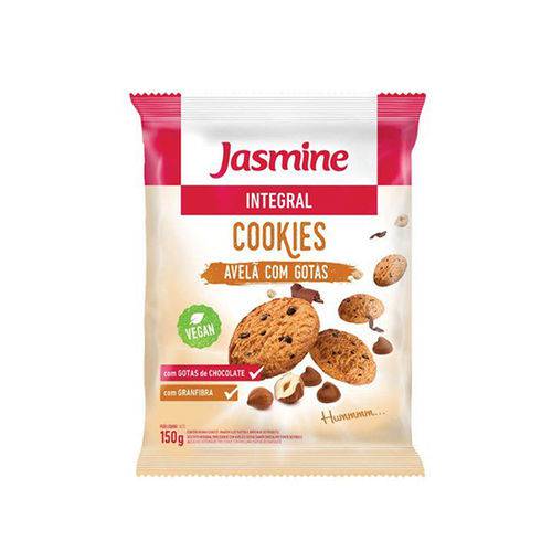 Cookies Integral de Avelã com Gotas Jasmine 150gr