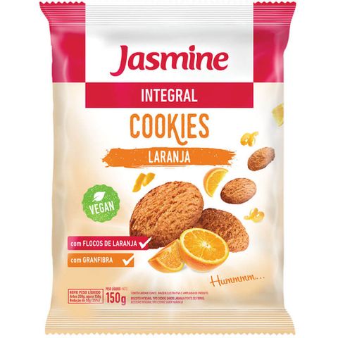 Cookies Integral Laranja 150g - Jasmine