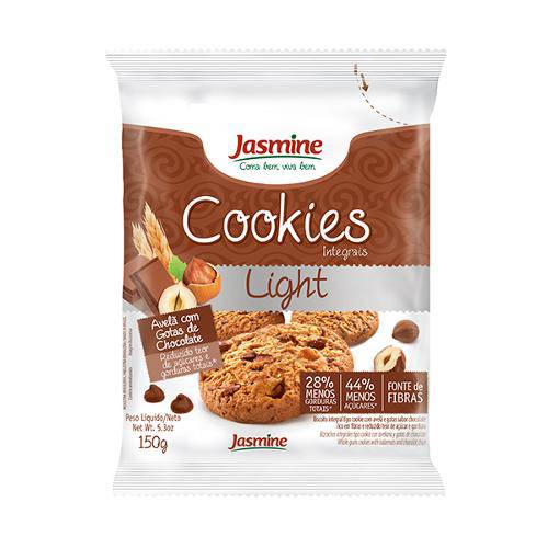 Cookies Light Integral Avela com Gotas de Chocolate Jasmine