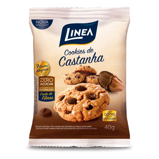 Cookies Linea Castanha do Pará Zero 40g