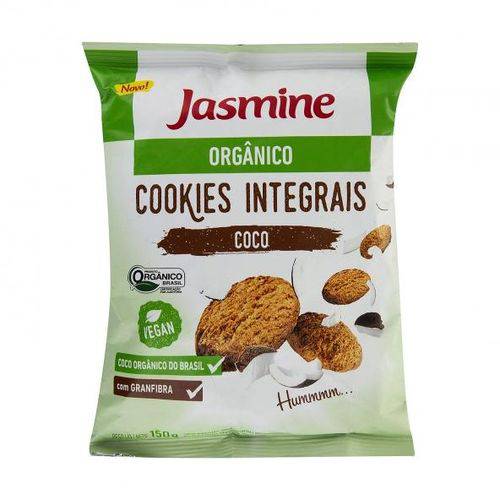 Cookies Orgânico Coco 150g - Jasmine