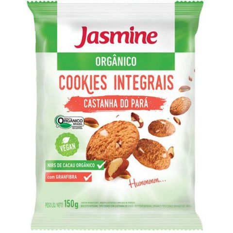 Cookies Orgânico Integral Castanha do Pará 150g - Jasmine