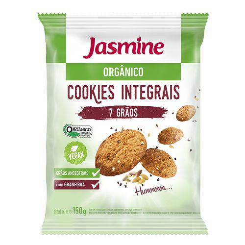 Cookies Orgânicos 7 GRÃOS - Jasmine - 150g