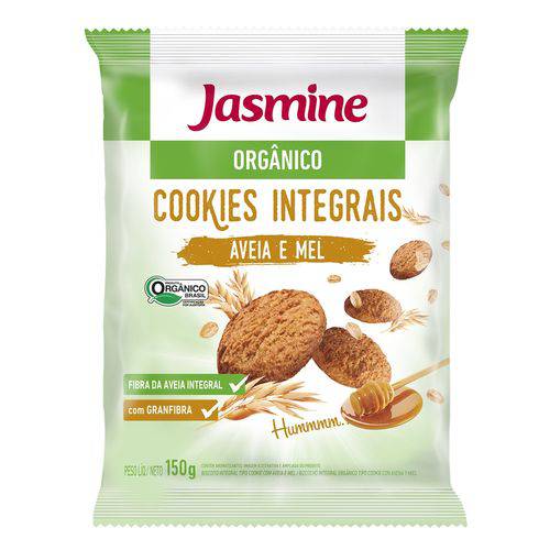 Cookies Orgânicos AVEIA e MEL - Jasmine - 150g