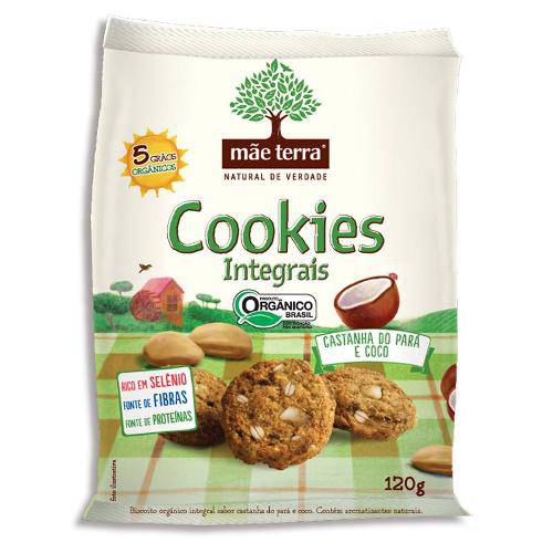 Cookies Orgânicos Integrais - Castanha do Pará e Coco
