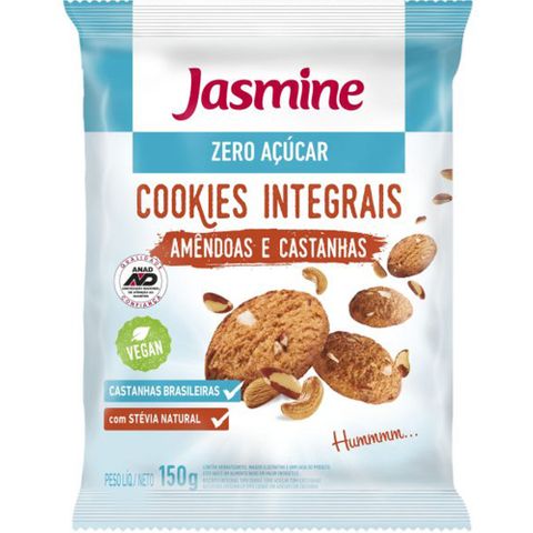 Cookies Zero Açúcar Amêndoas e Castanhas 150g - Jasmine