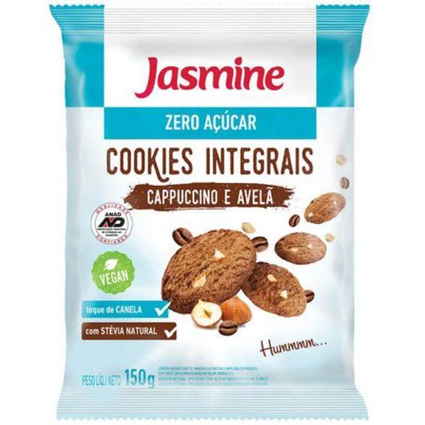 Cookies Zero Açúcar Cappuccino e Avelã 150g - Jasmine