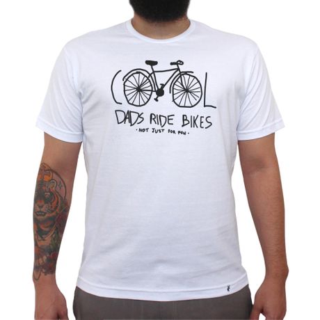 Cool Dads Ride Bikes - Camiseta Clássica Masculina