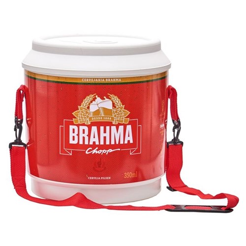 Cooler 20 Litros Brahma Brasil Ambev Vermelho