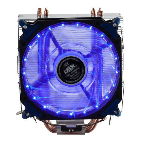 Cooler com 21 Led's para Cpu Universal Azul Dx-2021