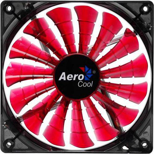 Cooler Fan 12cm Shark Devil Red Edition Led En55437 Vermelho Aerocool