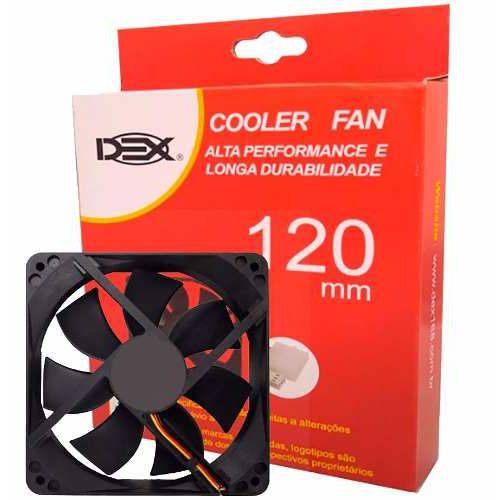 Cooler Fan para Gabinete 120mm DC12V DEX DX-12L