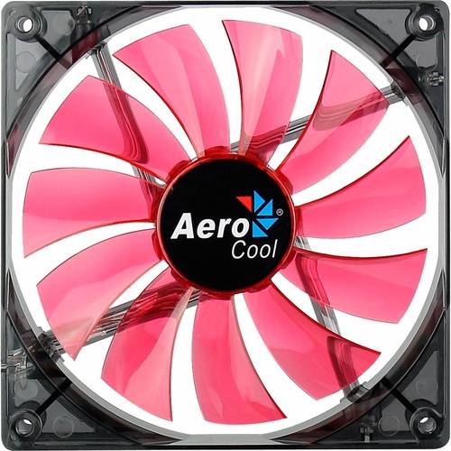Cooler Fan Lightning 14cm Vermelho Red Led Aerocool