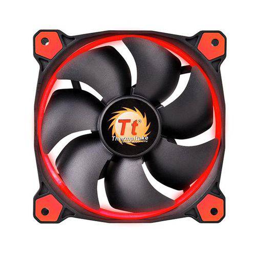 Cooler Fan Thermaltake Riing 12 Led Vermelho 120mm 1500rpm Cl-f038-pl12re-a