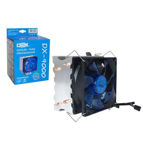 Cooler para Processador Intel e Amd Azul Dx-9000