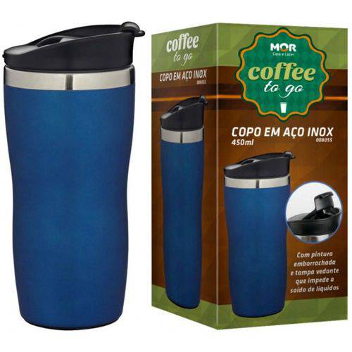 Copo Aco Inox 450ml Coffee To Go