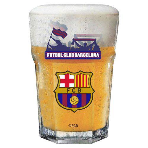 Copo Cerveja Futbol Club Barcelona 400 Ml - Coleção Oficial