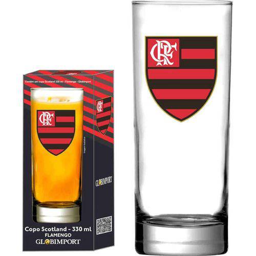 Copo Cerveja Sou Flamengo 330 Ml - Coleção Oficial