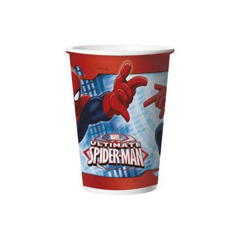 Copo de Papel Ultimate Spiderman 330ml C/8 Unidades