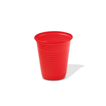 Copo de Plástico Descartável Vermelho 200ml Pacote C/ 50un Trik Trik