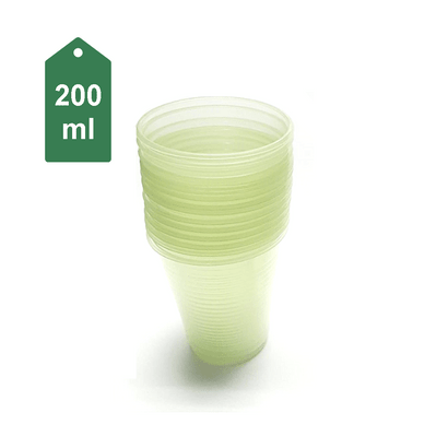 Copo Descartável Biodegradável 200ml PCT C/100un Ecocoppo Green