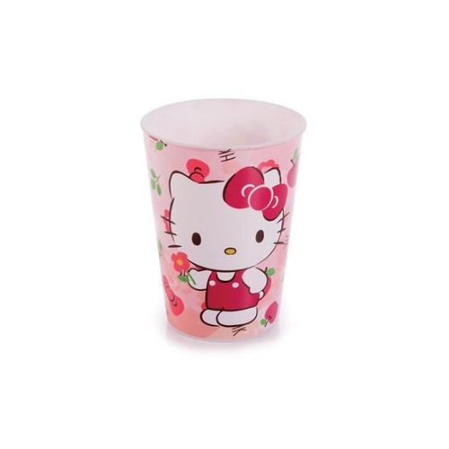 Copo Hello Kitty Floral 320ml - Plasútil - PLASÚTIL