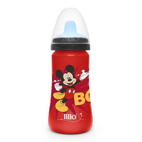 Copo Infantil Lillo Colors Disney Bico em Tpe Mickey 300mL