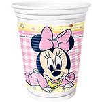 Copo Plástico 200ml Baby Mickey e Amigos Minnie com 8 Unidades - Regina Festas