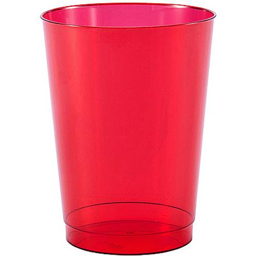 Copo Plástico 275ml Vermelho com 10 Unidades - Regina Festas
