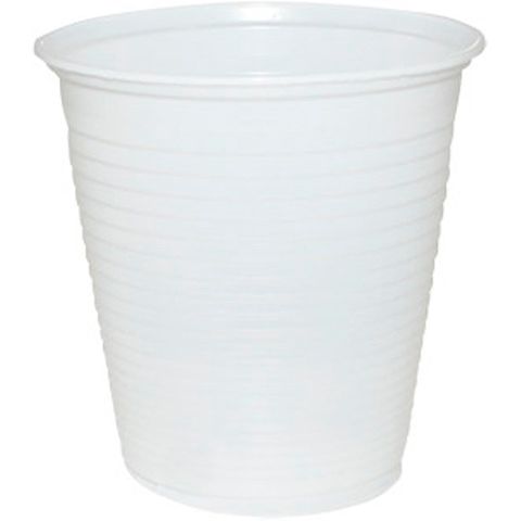 Copo Plástico Branco180ml C/100 - Copomais