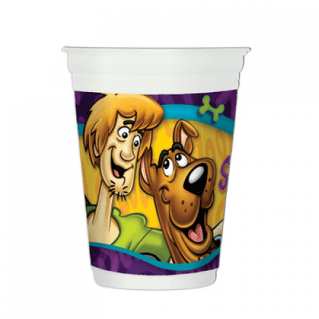 Copo Plástico Descartável Scooby Doo - 08 Unidades