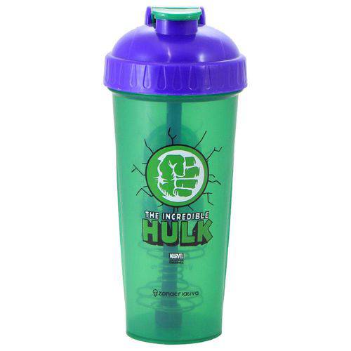 Copo Shaker Fitness 600ml Hulk Zona Criativa