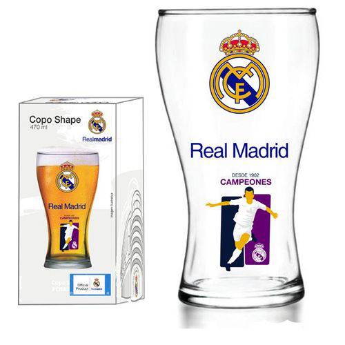 Copo Shape Real Madrid Jogador - 470 Ml