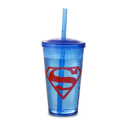 Copo Superman DC Comics BandUP! Acrílico Azul