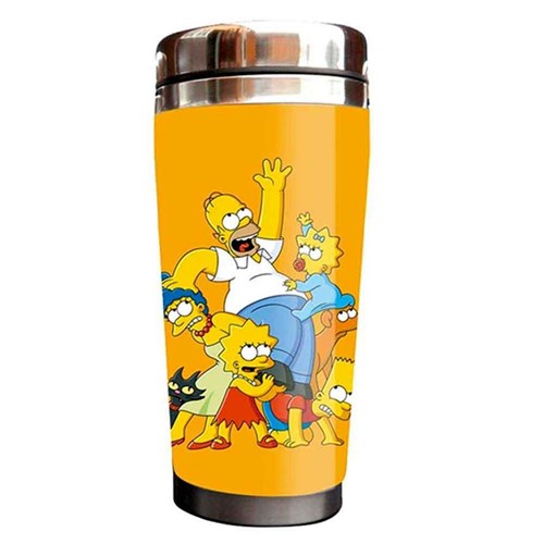 Copo Térmico Família os Simpsons