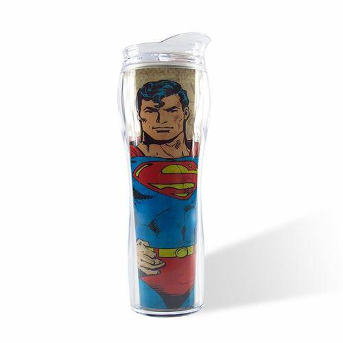 Copo Térmico Plástico Superman