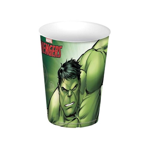 Copo Vingadores - Hulk 320ml - Plasútil - PLASÚTIL