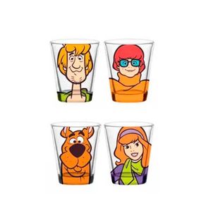 Copos de Shot Scooby Doo - 4 Unidades